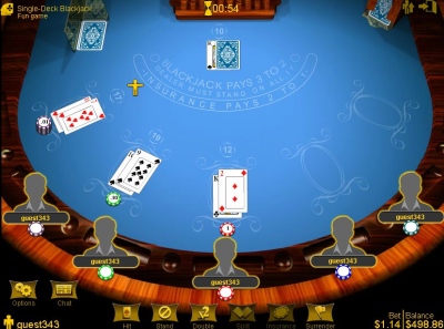 Online black jack game